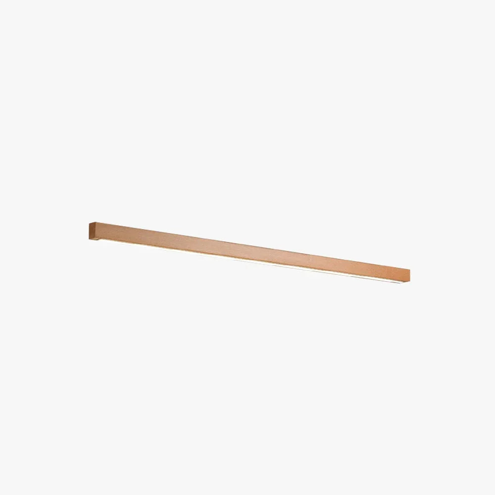 Ovel Muto Linear Wooden Wall Light | Natural Timber LED Vanity & Mirror Lamp