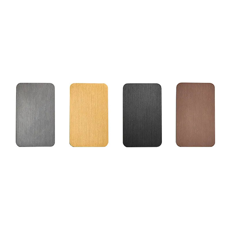 Lumi Nova Up Down Wall Light  Brushed Aluminium Modern Indoor Sconce