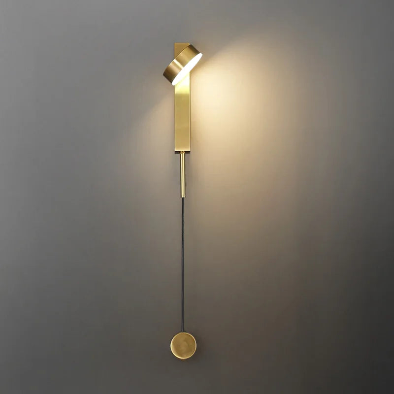 Nordic LED Wall Light | Matt Black Adjustable Rotatable Reading Sconce